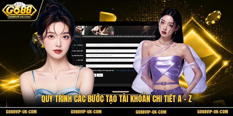 Quy trình các bước tạo tài khoản chi tiết a - z